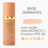 Base Dermaveil© Alta cobertura com Ácido Hialurônico + Protetor FPS 50